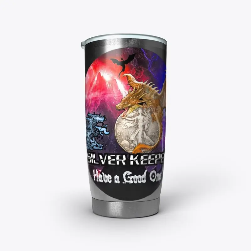 silver keeper cups, tumblers, and more