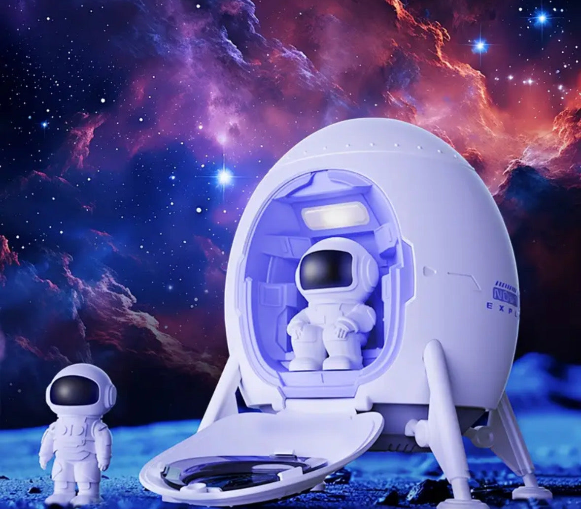 Astronaut galaxy night lamp